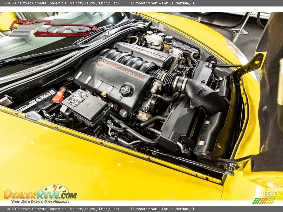 2006 Chevrolet Corvette Convertible Velocity Yellow / Ebony Black Photo #11