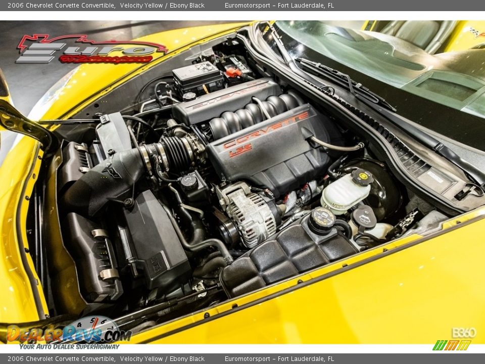 2006 Chevrolet Corvette Convertible Velocity Yellow / Ebony Black Photo #12