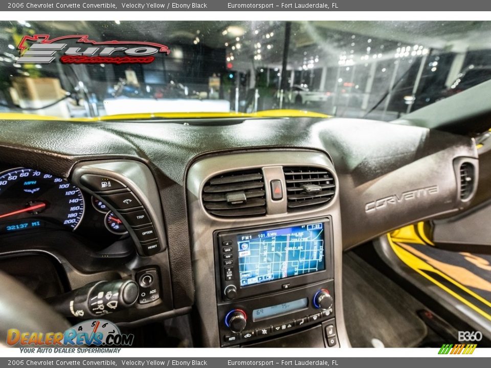 2006 Chevrolet Corvette Convertible Velocity Yellow / Ebony Black Photo #13