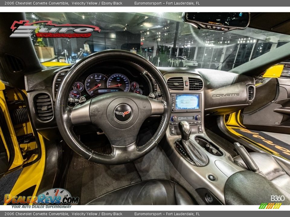 2006 Chevrolet Corvette Convertible Velocity Yellow / Ebony Black Photo #15