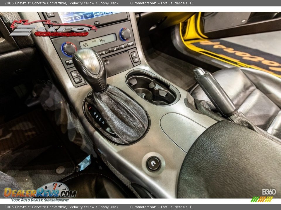 2006 Chevrolet Corvette Convertible Velocity Yellow / Ebony Black Photo #16