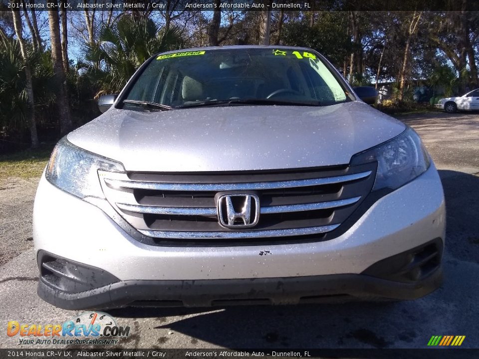 2014 Honda CR-V LX Alabaster Silver Metallic / Gray Photo #8