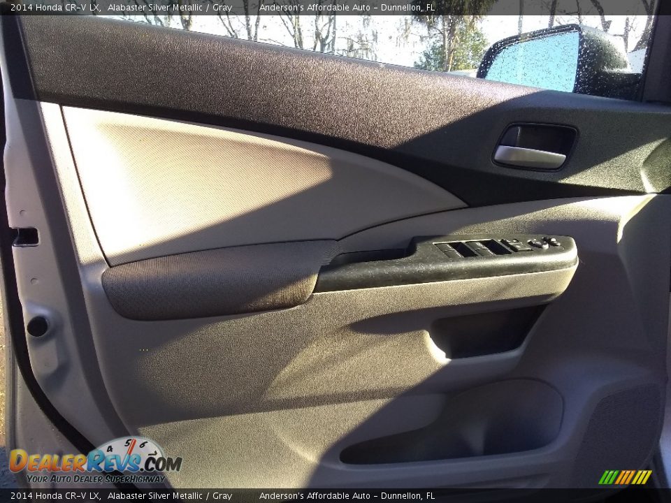 2014 Honda CR-V LX Alabaster Silver Metallic / Gray Photo #9