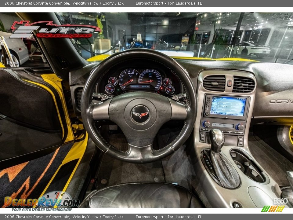 2006 Chevrolet Corvette Convertible Velocity Yellow / Ebony Black Photo #17