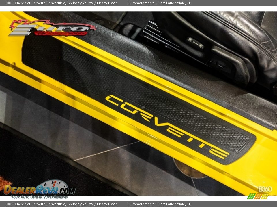 2006 Chevrolet Corvette Convertible Velocity Yellow / Ebony Black Photo #18