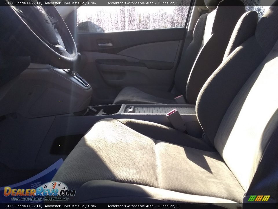 2014 Honda CR-V LX Alabaster Silver Metallic / Gray Photo #10