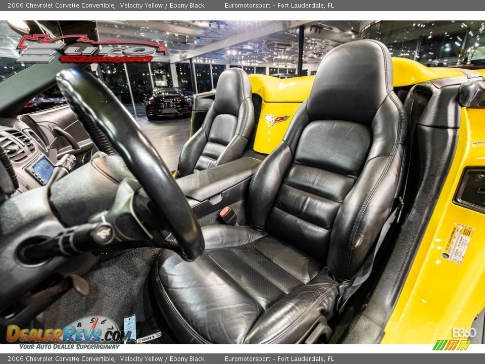 2006 Chevrolet Corvette Convertible Velocity Yellow / Ebony Black Photo #20