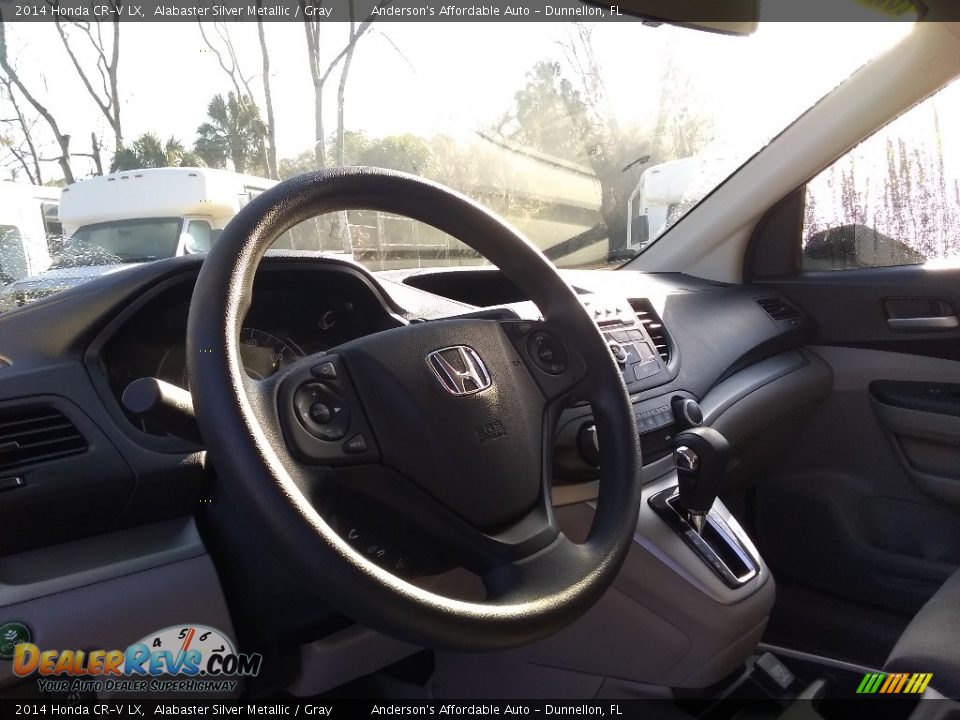 2014 Honda CR-V LX Alabaster Silver Metallic / Gray Photo #12