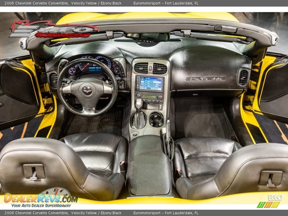 2006 Chevrolet Corvette Convertible Velocity Yellow / Ebony Black Photo #21