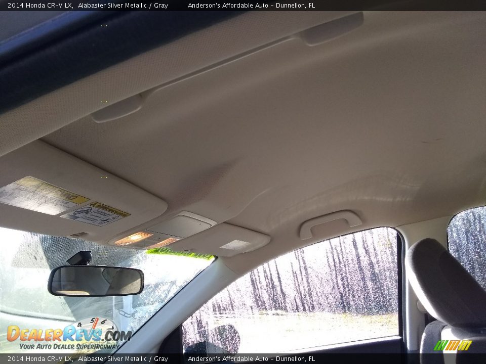 2014 Honda CR-V LX Alabaster Silver Metallic / Gray Photo #13
