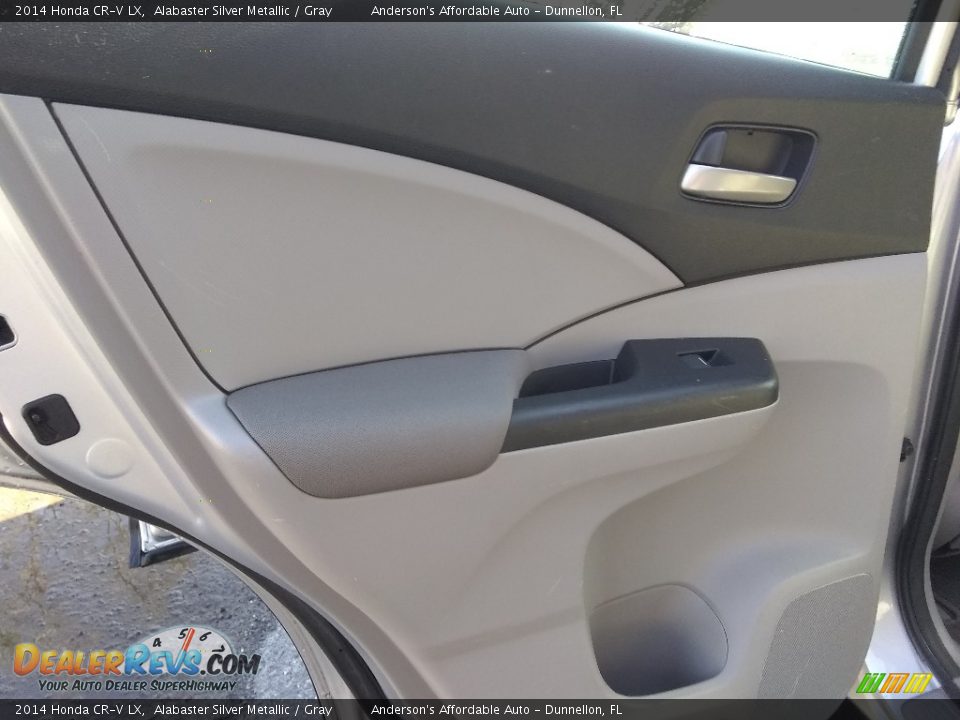 2014 Honda CR-V LX Alabaster Silver Metallic / Gray Photo #14
