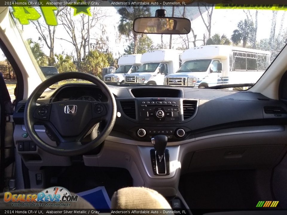 2014 Honda CR-V LX Alabaster Silver Metallic / Gray Photo #17