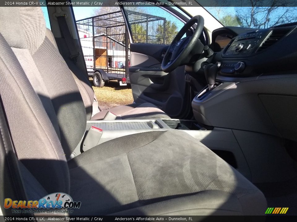 2014 Honda CR-V LX Alabaster Silver Metallic / Gray Photo #19