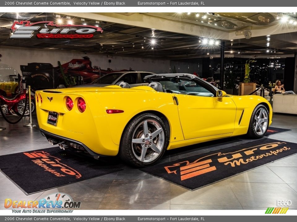 2006 Chevrolet Corvette Convertible Velocity Yellow / Ebony Black Photo #29