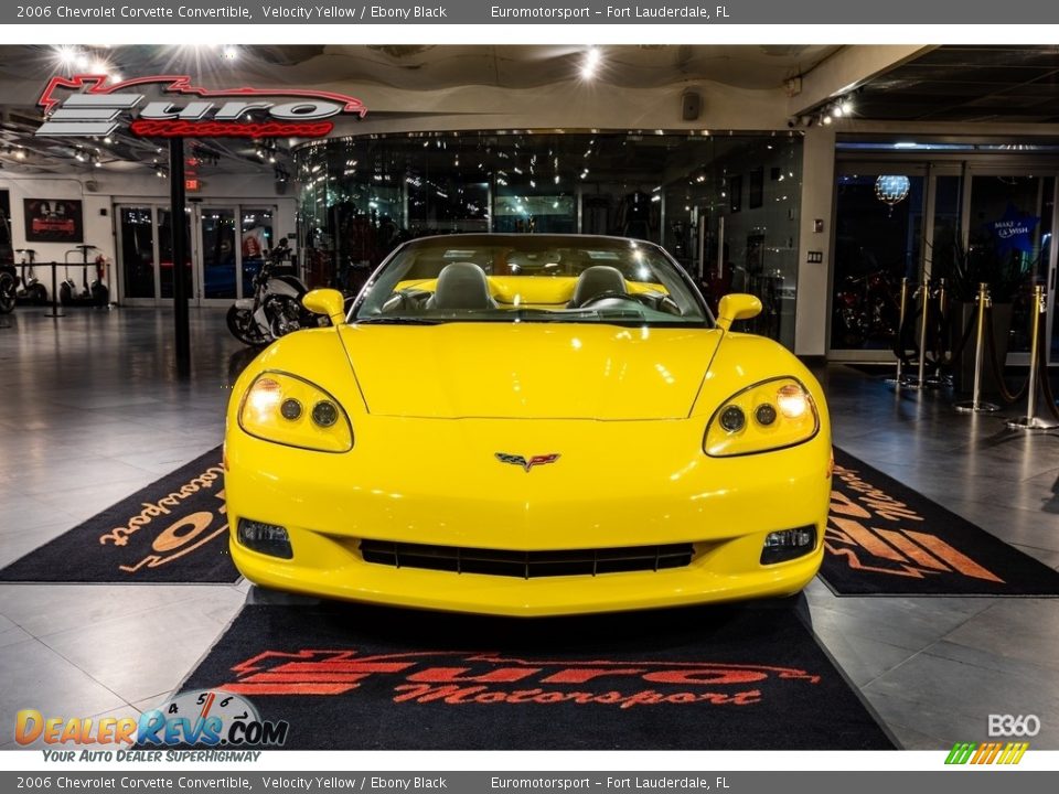 2006 Chevrolet Corvette Convertible Velocity Yellow / Ebony Black Photo #30
