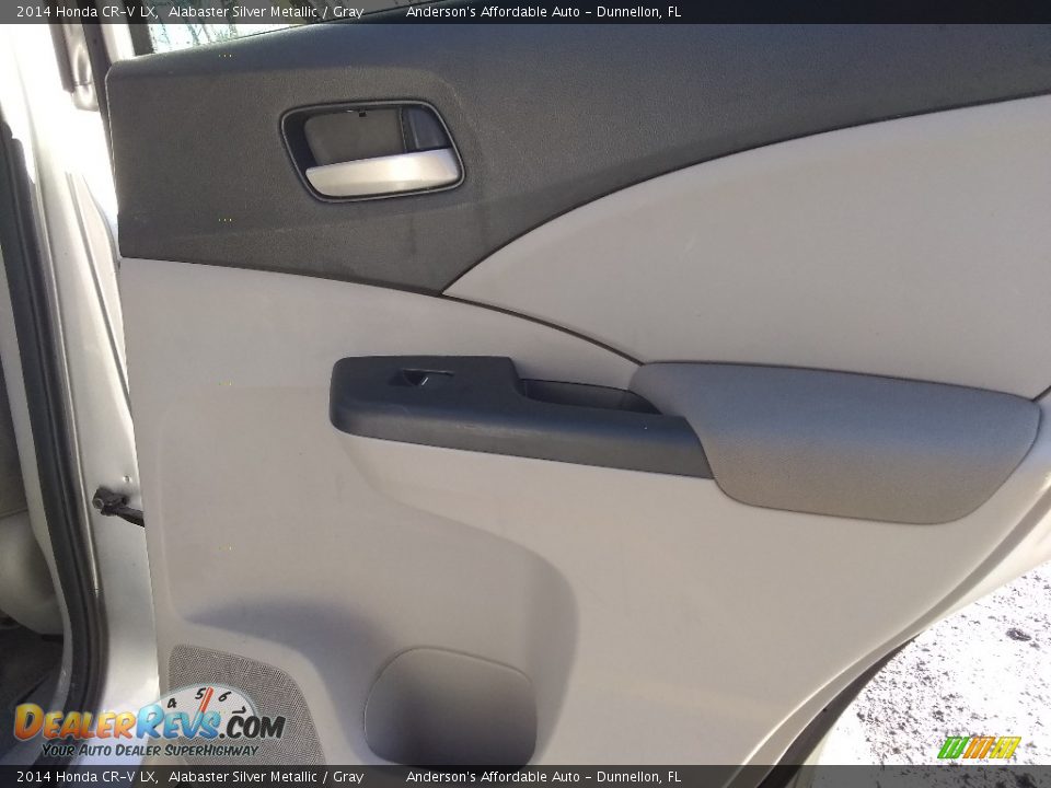 2014 Honda CR-V LX Alabaster Silver Metallic / Gray Photo #21