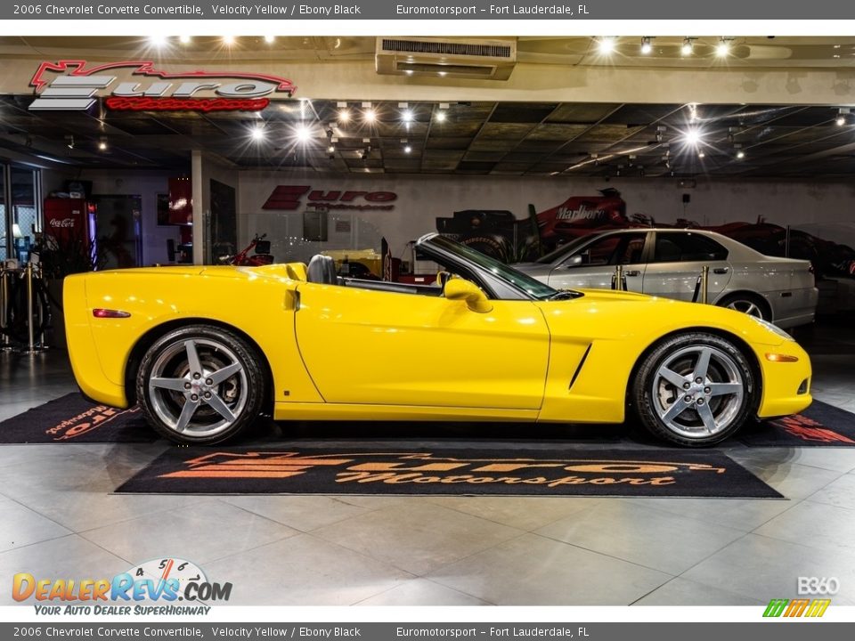 2006 Chevrolet Corvette Convertible Velocity Yellow / Ebony Black Photo #31