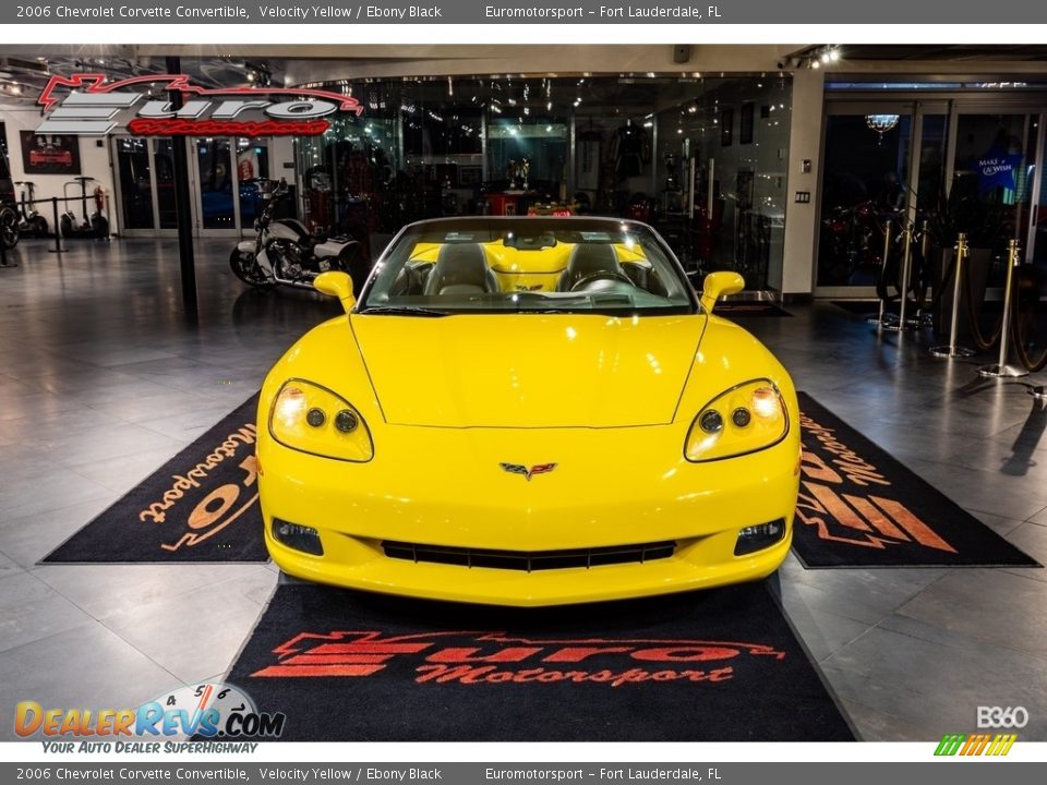2006 Chevrolet Corvette Convertible Velocity Yellow / Ebony Black Photo #33