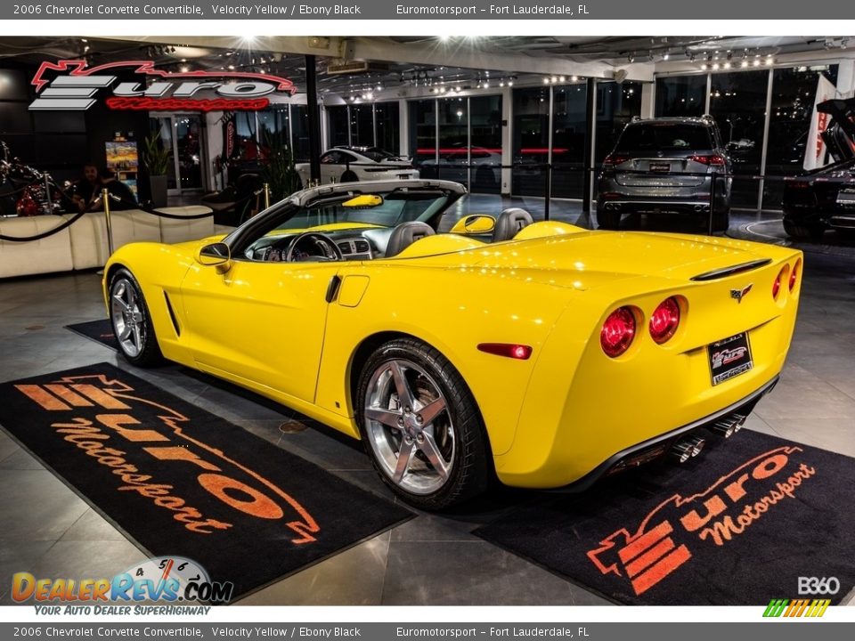 2006 Chevrolet Corvette Convertible Velocity Yellow / Ebony Black Photo #35