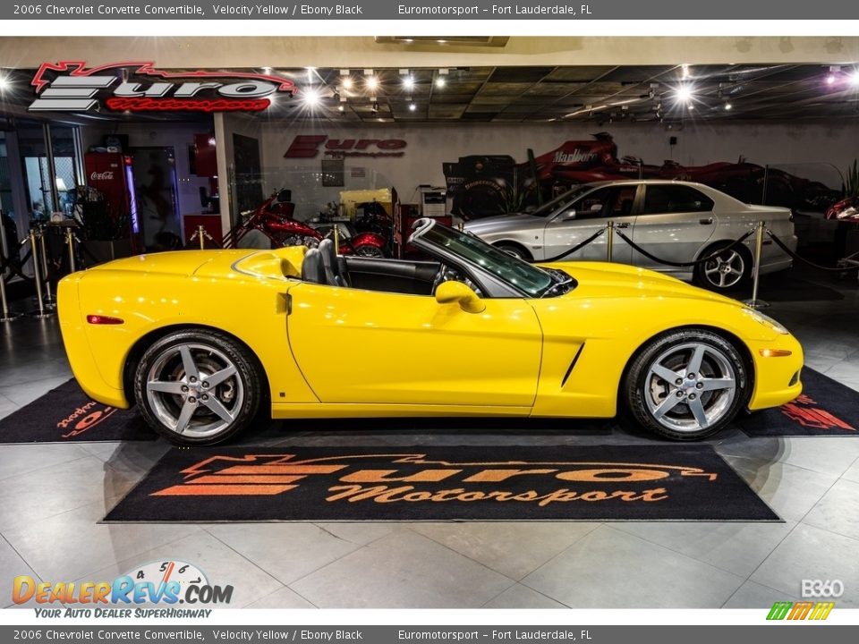 2006 Chevrolet Corvette Convertible Velocity Yellow / Ebony Black Photo #40