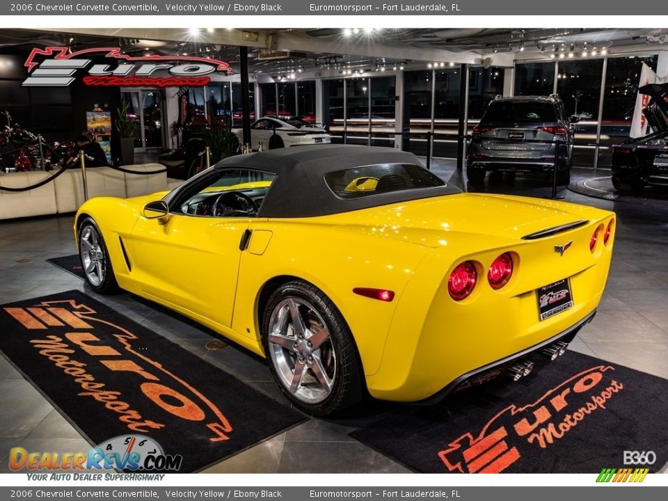 2006 Chevrolet Corvette Convertible Velocity Yellow / Ebony Black Photo #41