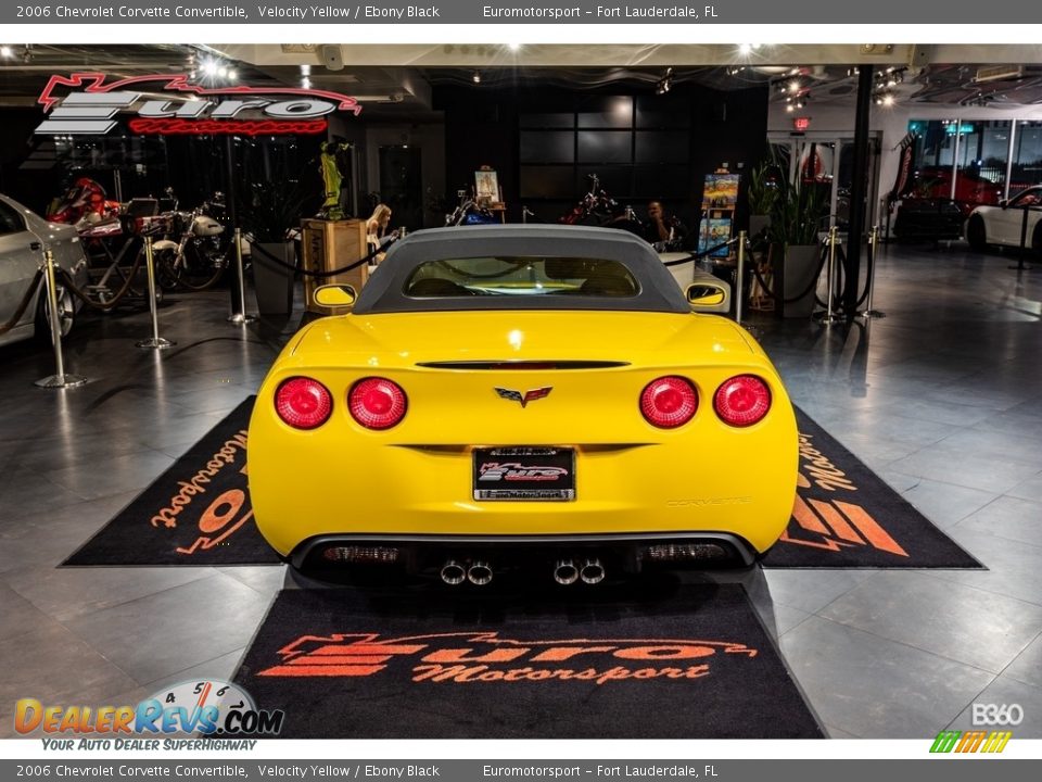 2006 Chevrolet Corvette Convertible Velocity Yellow / Ebony Black Photo #42