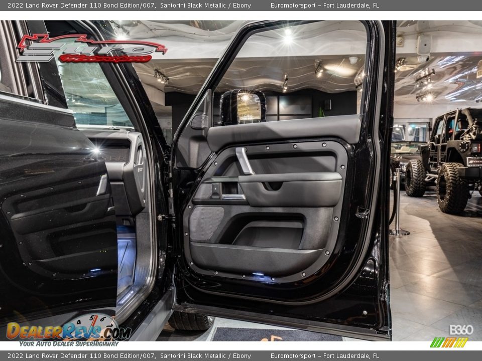 2022 Land Rover Defender 110 Bond Edition/007 Santorini Black Metallic / Ebony Photo #18