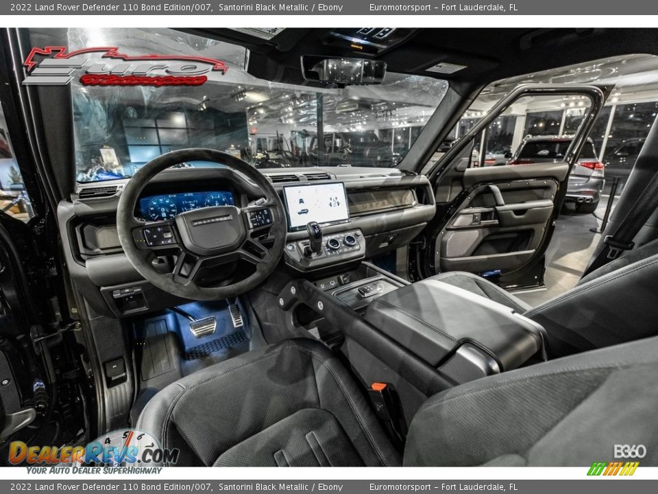 2022 Land Rover Defender 110 Bond Edition/007 Santorini Black Metallic / Ebony Photo #37