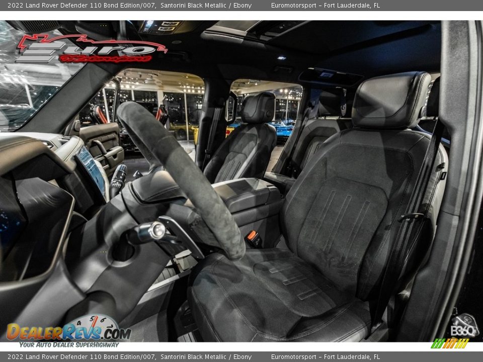 2022 Land Rover Defender 110 Bond Edition/007 Santorini Black Metallic / Ebony Photo #43