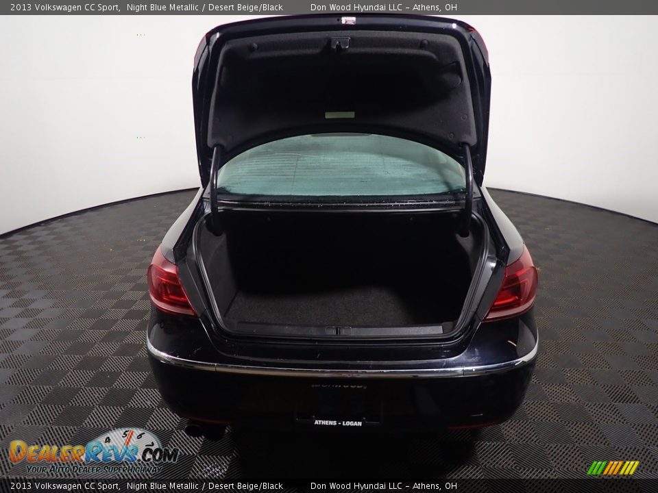 2013 Volkswagen CC Sport Night Blue Metallic / Desert Beige/Black Photo #13