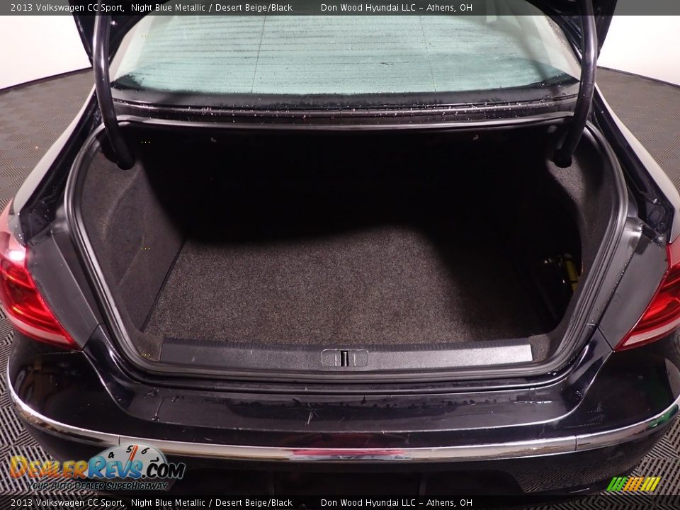 2013 Volkswagen CC Sport Night Blue Metallic / Desert Beige/Black Photo #14