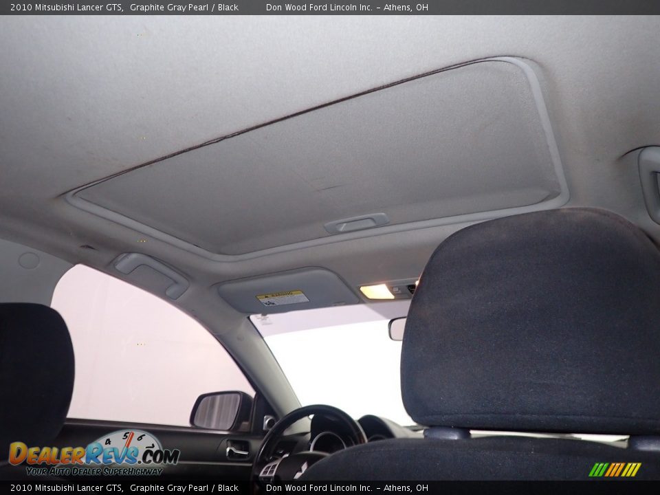 2010 Mitsubishi Lancer GTS Graphite Gray Pearl / Black Photo #2