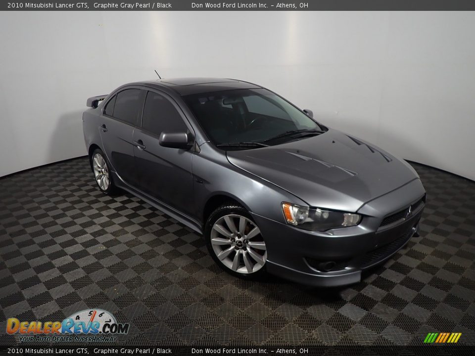 2010 Mitsubishi Lancer GTS Graphite Gray Pearl / Black Photo #3