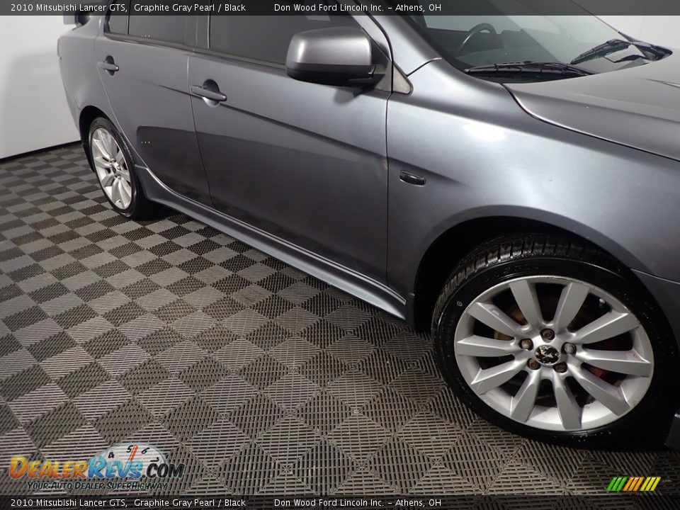 2010 Mitsubishi Lancer GTS Graphite Gray Pearl / Black Photo #4