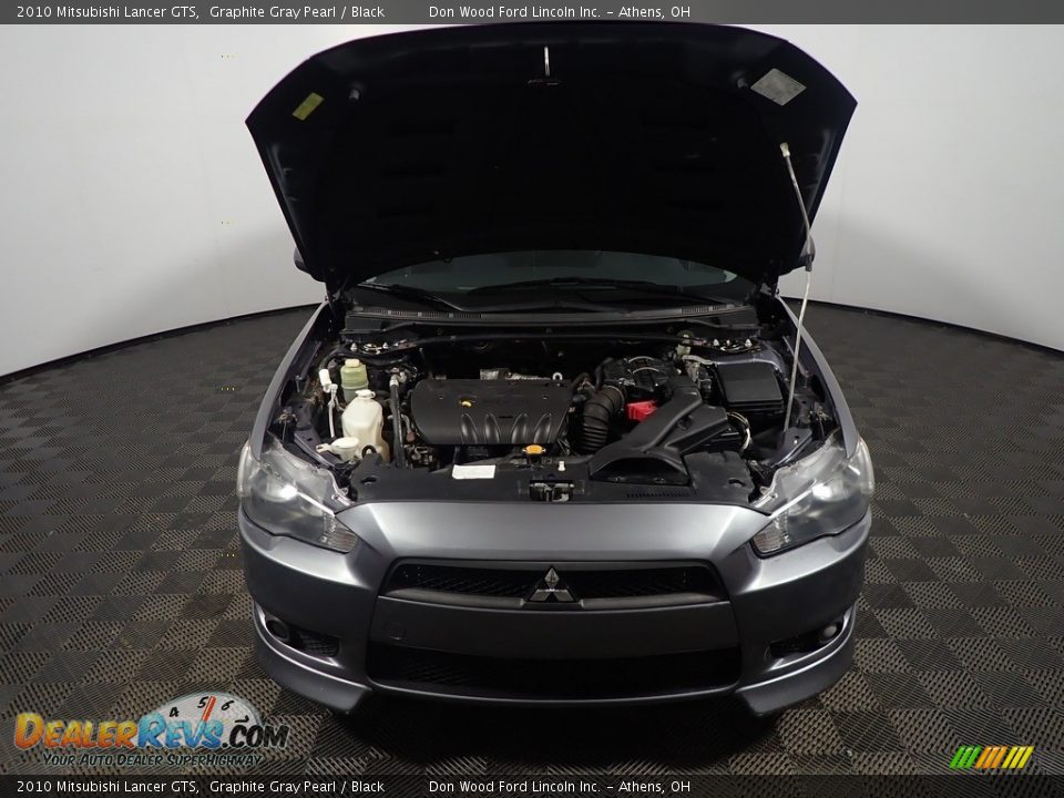 2010 Mitsubishi Lancer GTS Graphite Gray Pearl / Black Photo #6