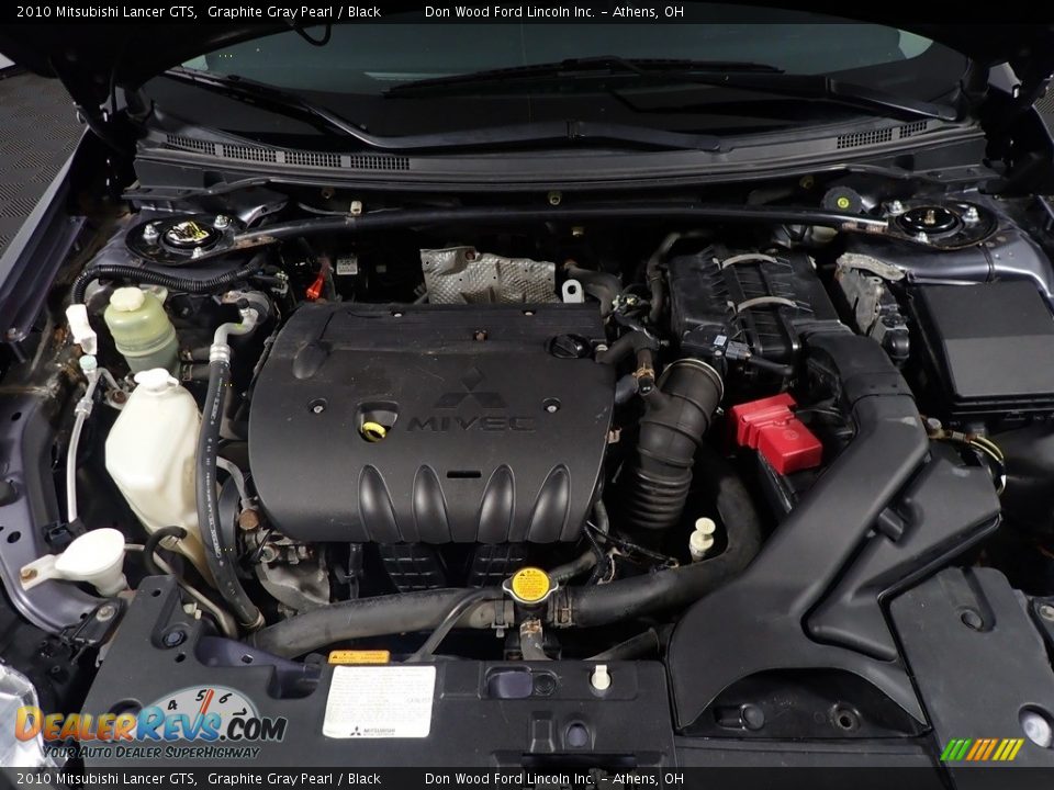 2010 Mitsubishi Lancer GTS Graphite Gray Pearl / Black Photo #7