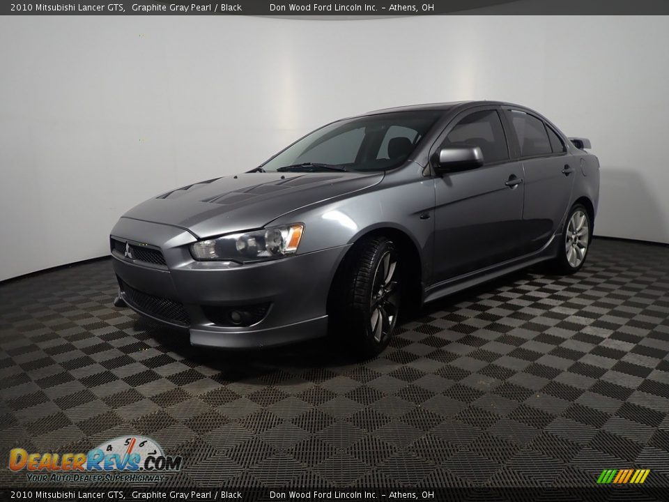 2010 Mitsubishi Lancer GTS Graphite Gray Pearl / Black Photo #8