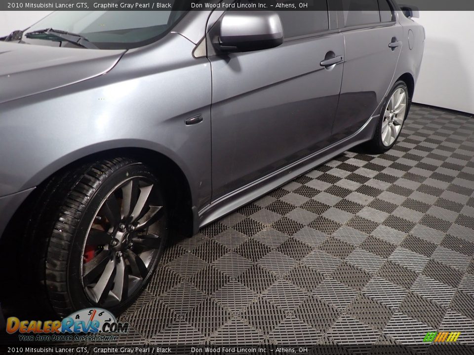 2010 Mitsubishi Lancer GTS Graphite Gray Pearl / Black Photo #10