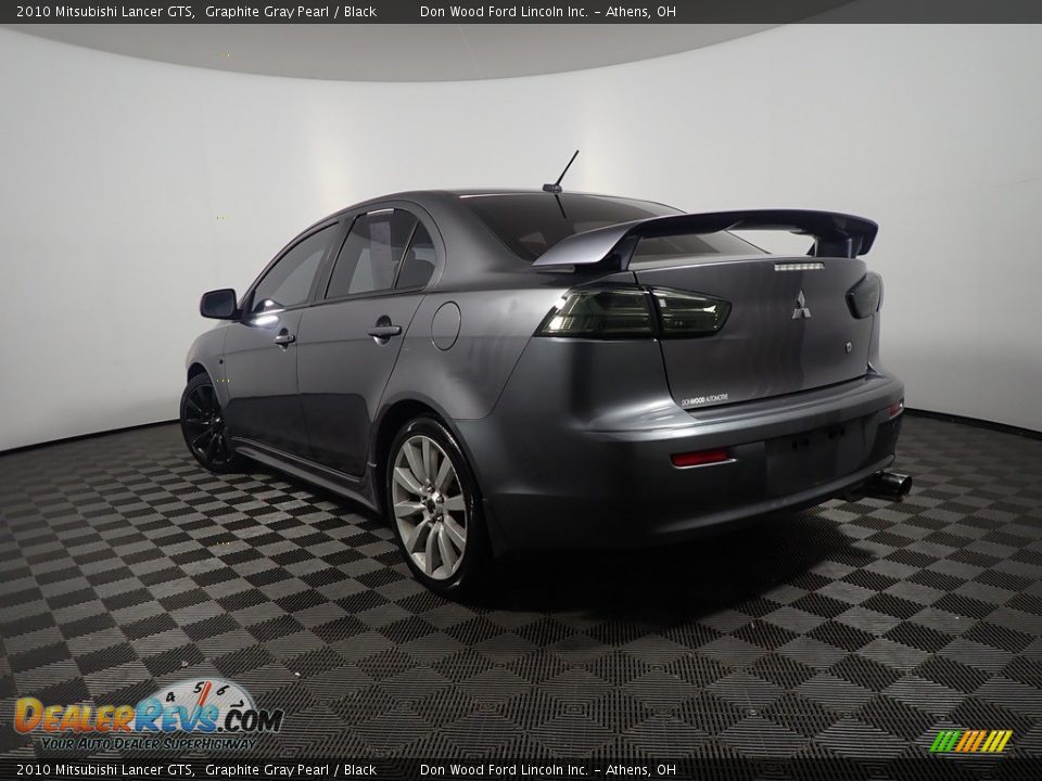 2010 Mitsubishi Lancer GTS Graphite Gray Pearl / Black Photo #11