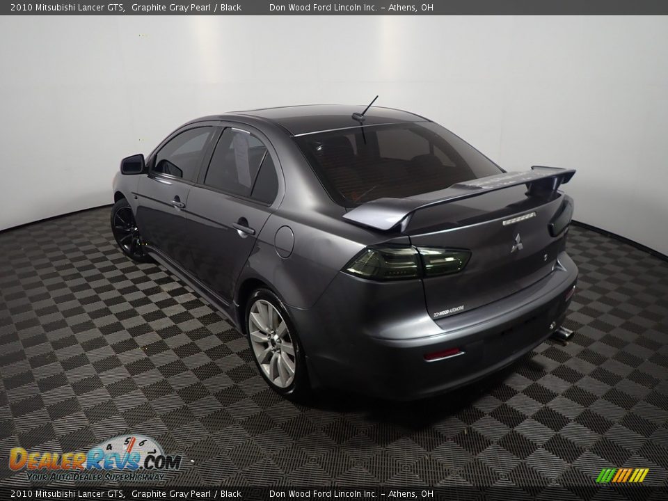 2010 Mitsubishi Lancer GTS Graphite Gray Pearl / Black Photo #12