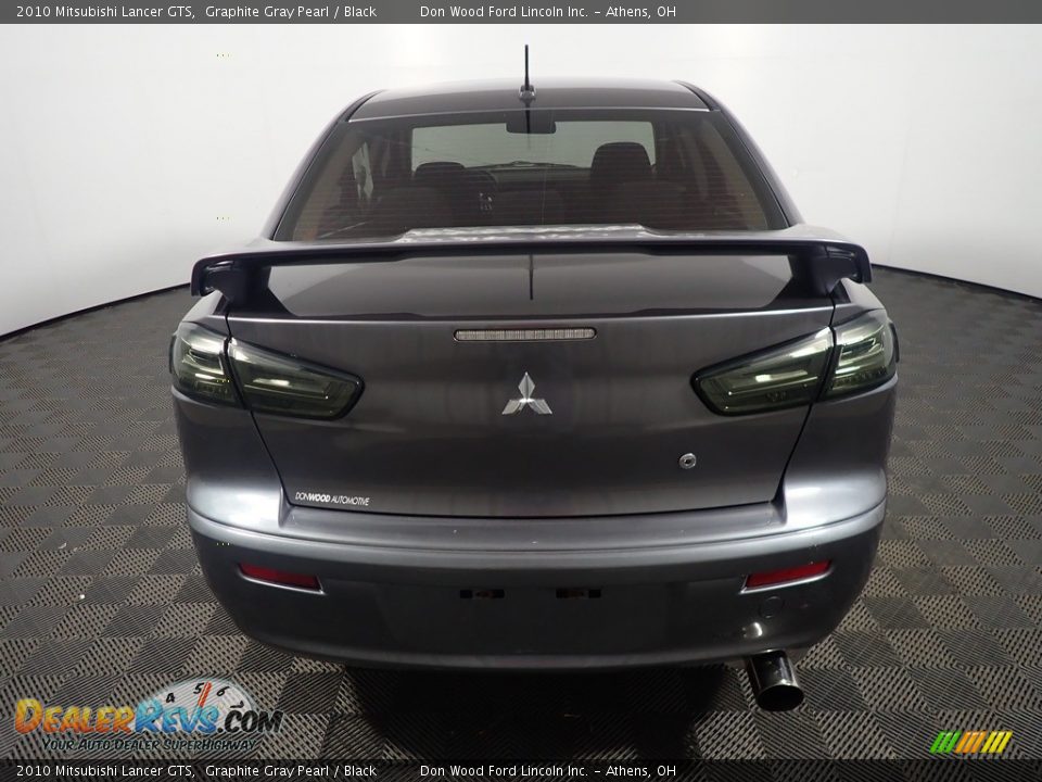2010 Mitsubishi Lancer GTS Graphite Gray Pearl / Black Photo #13