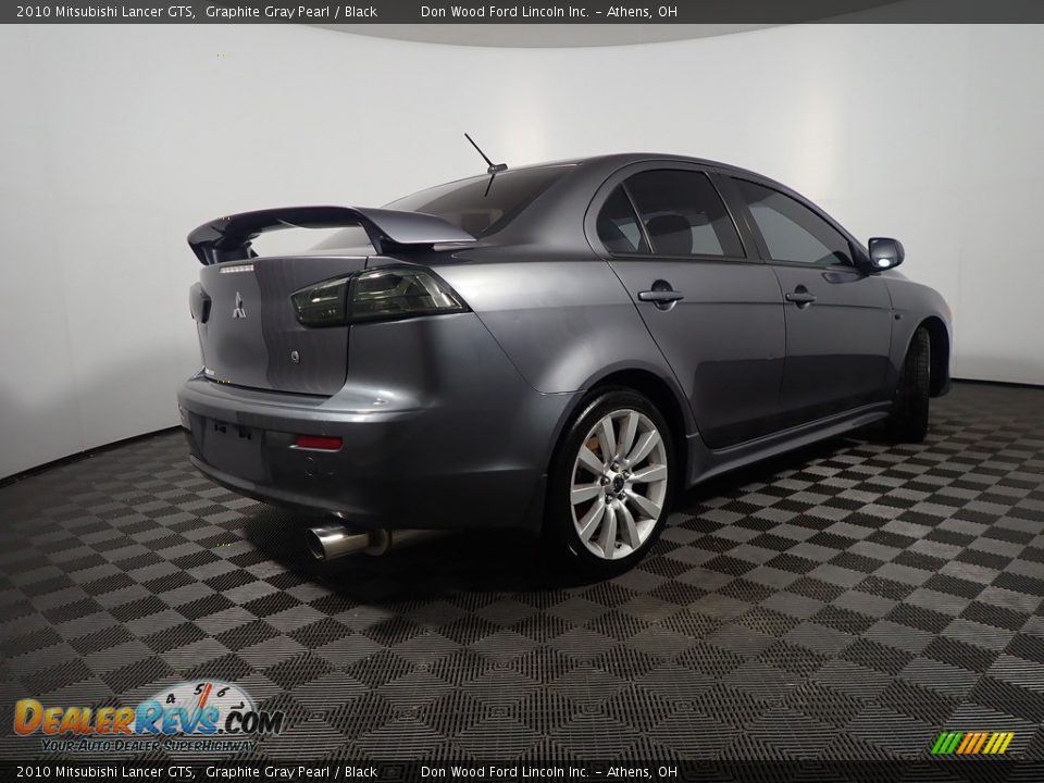 2010 Mitsubishi Lancer GTS Graphite Gray Pearl / Black Photo #16