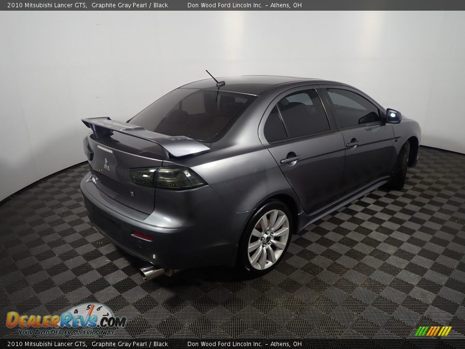 2010 Mitsubishi Lancer GTS Graphite Gray Pearl / Black Photo #17