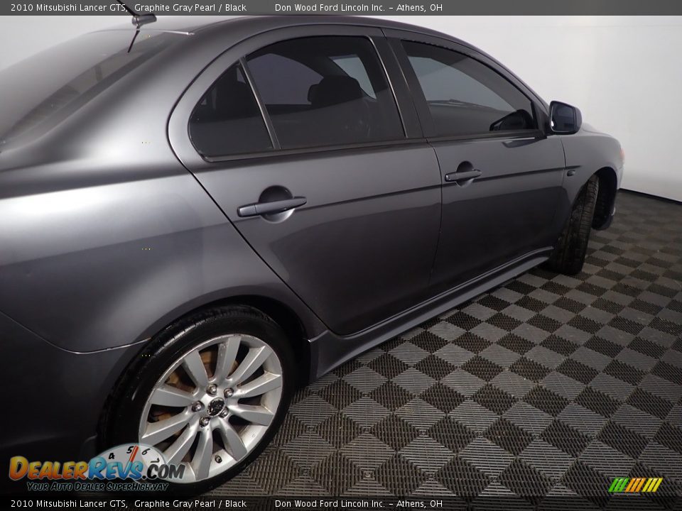2010 Mitsubishi Lancer GTS Graphite Gray Pearl / Black Photo #19