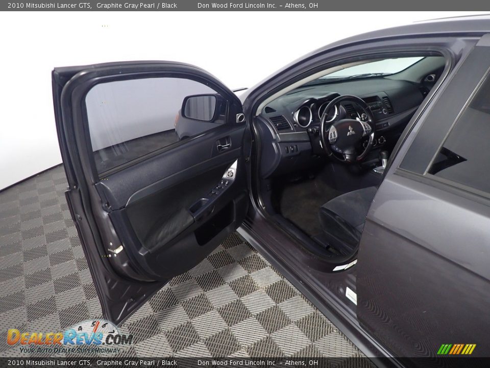 2010 Mitsubishi Lancer GTS Graphite Gray Pearl / Black Photo #20