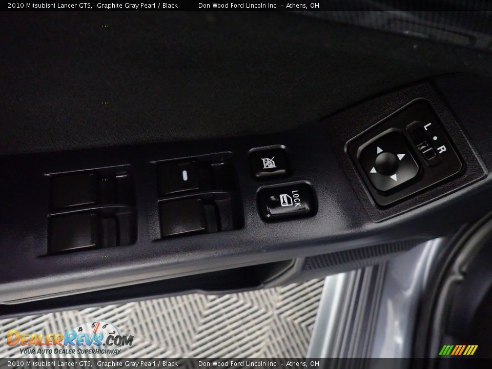 2010 Mitsubishi Lancer GTS Graphite Gray Pearl / Black Photo #21