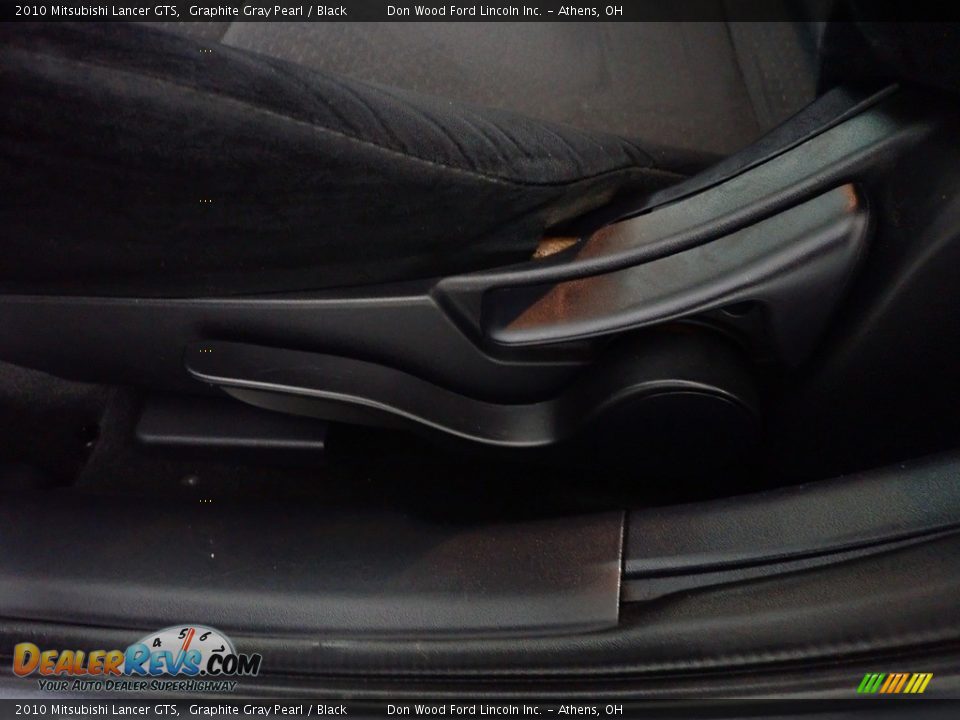 2010 Mitsubishi Lancer GTS Graphite Gray Pearl / Black Photo #23