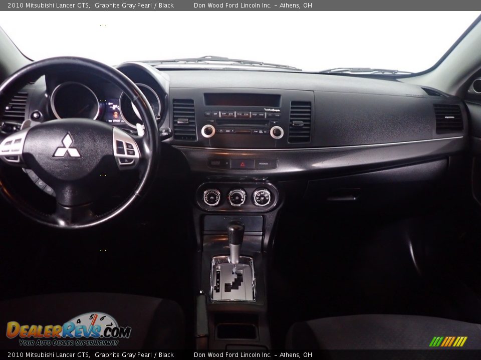2010 Mitsubishi Lancer GTS Graphite Gray Pearl / Black Photo #25