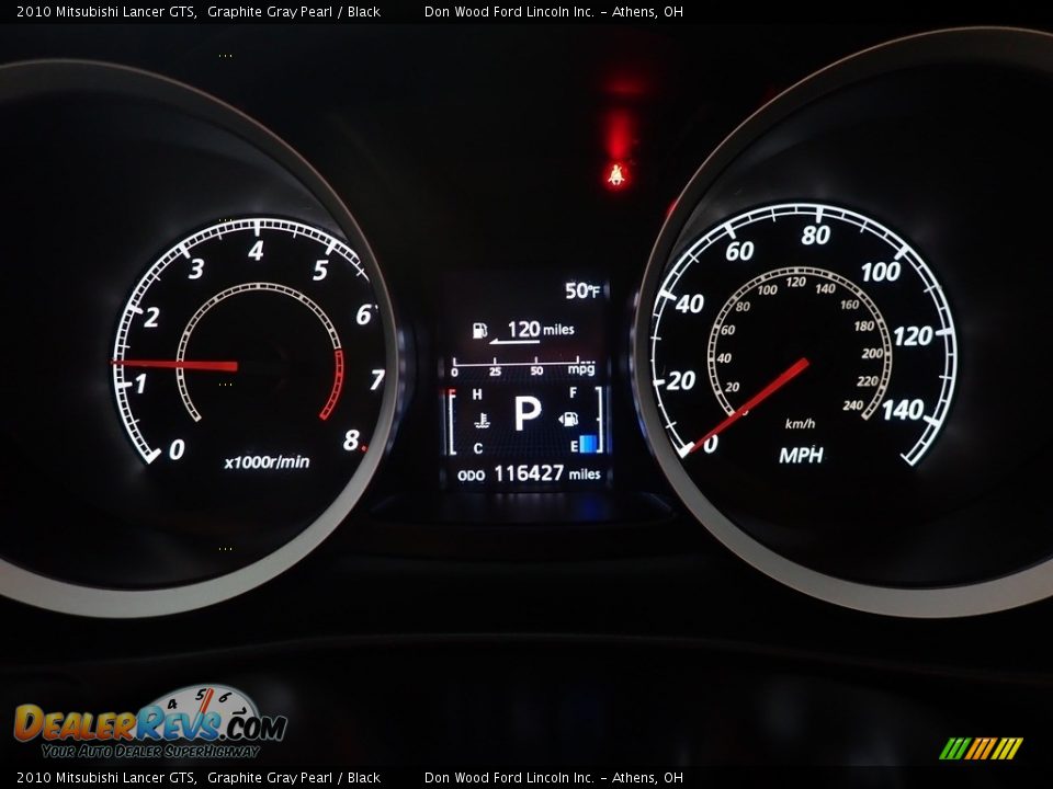 2010 Mitsubishi Lancer GTS Graphite Gray Pearl / Black Photo #28