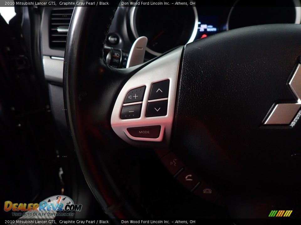 2010 Mitsubishi Lancer GTS Graphite Gray Pearl / Black Photo #29